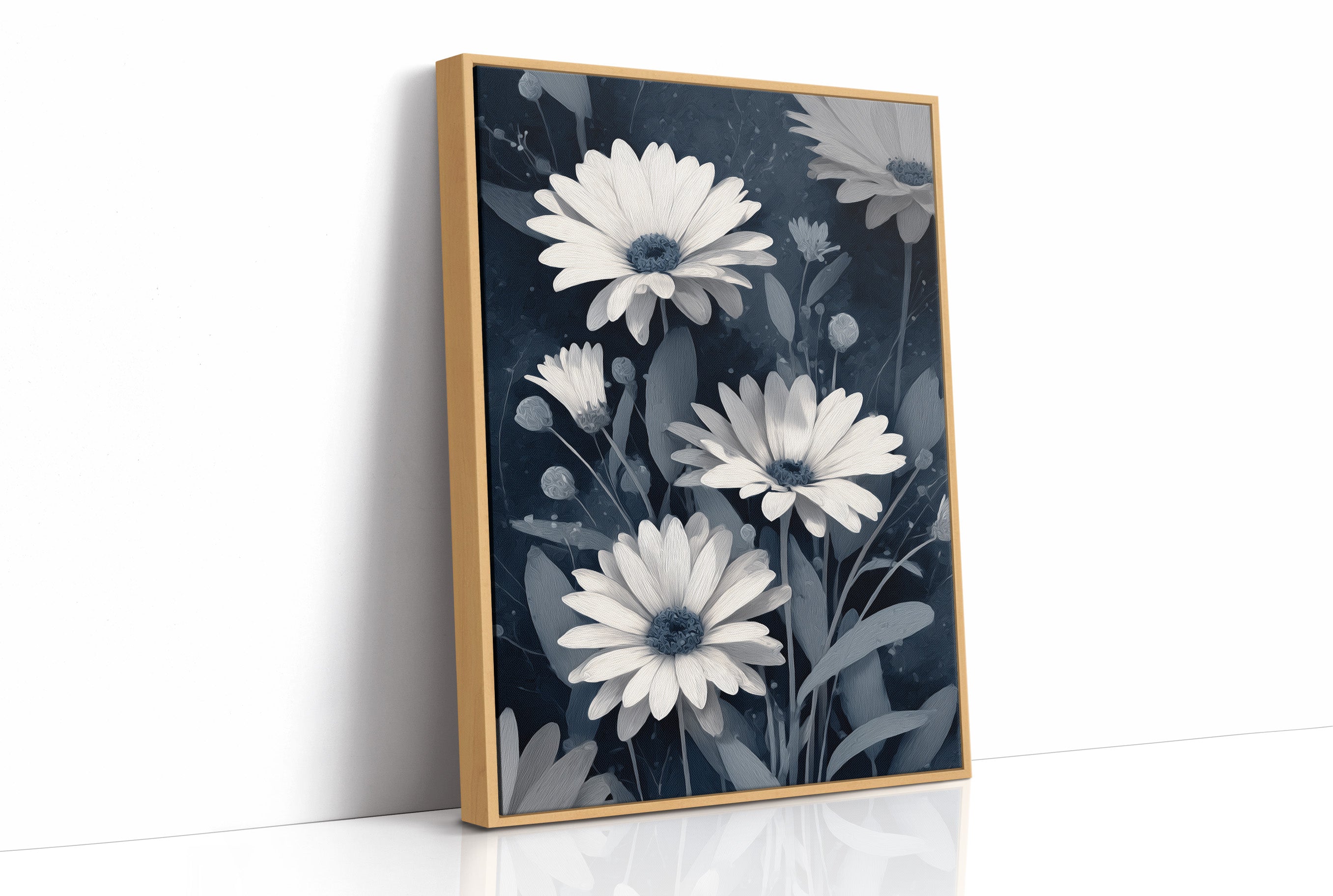 Three Daisies Holding the Dark