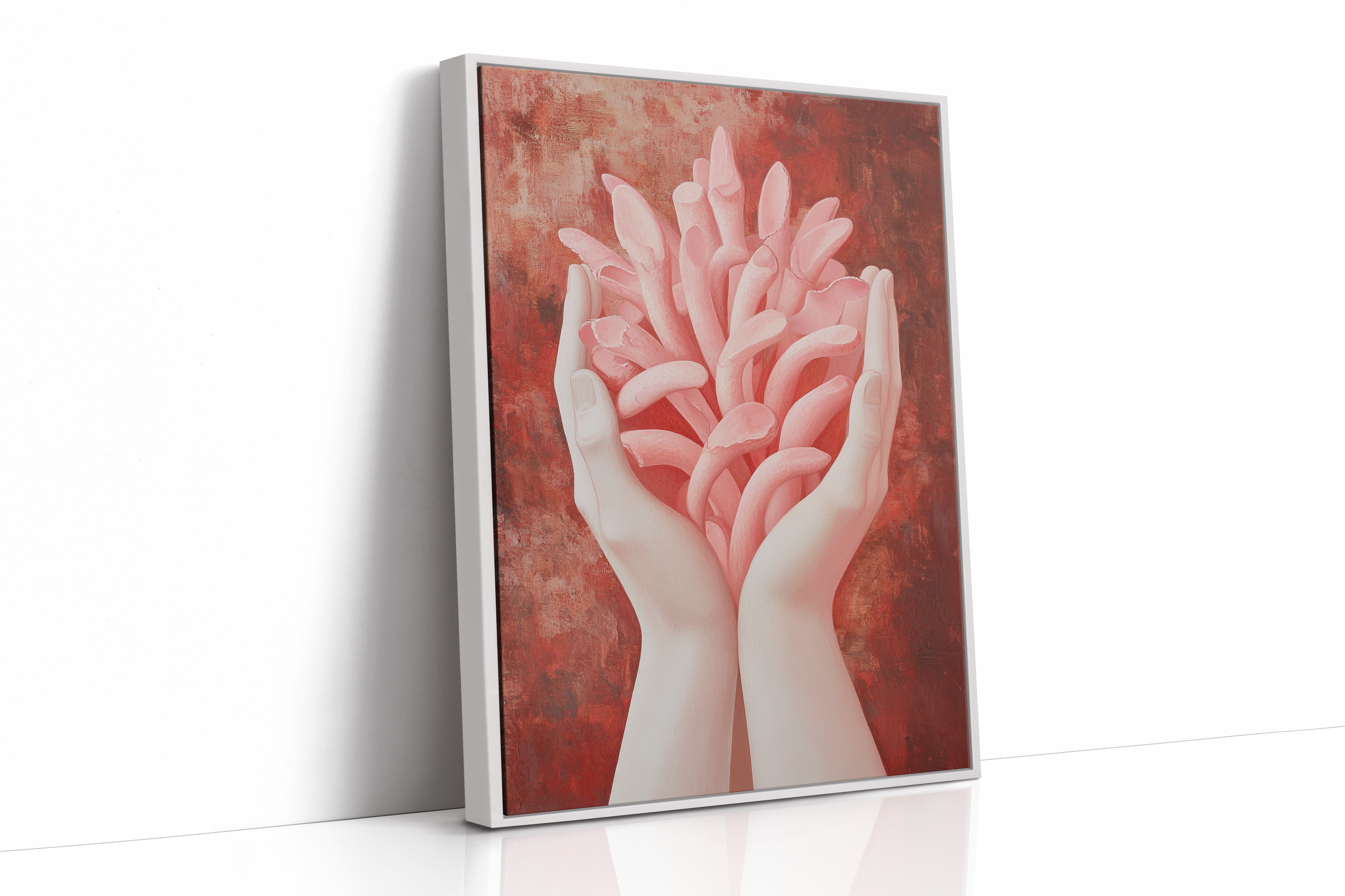 Tender Petals Rise From Open Palms