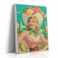 Desert Roses Bloom In Turquoise