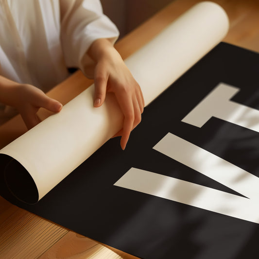 Letters Stand Bold Against Night