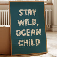 Ocean Letters Carved In Morning