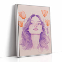 Tulips Dance Through Purple Dreams
