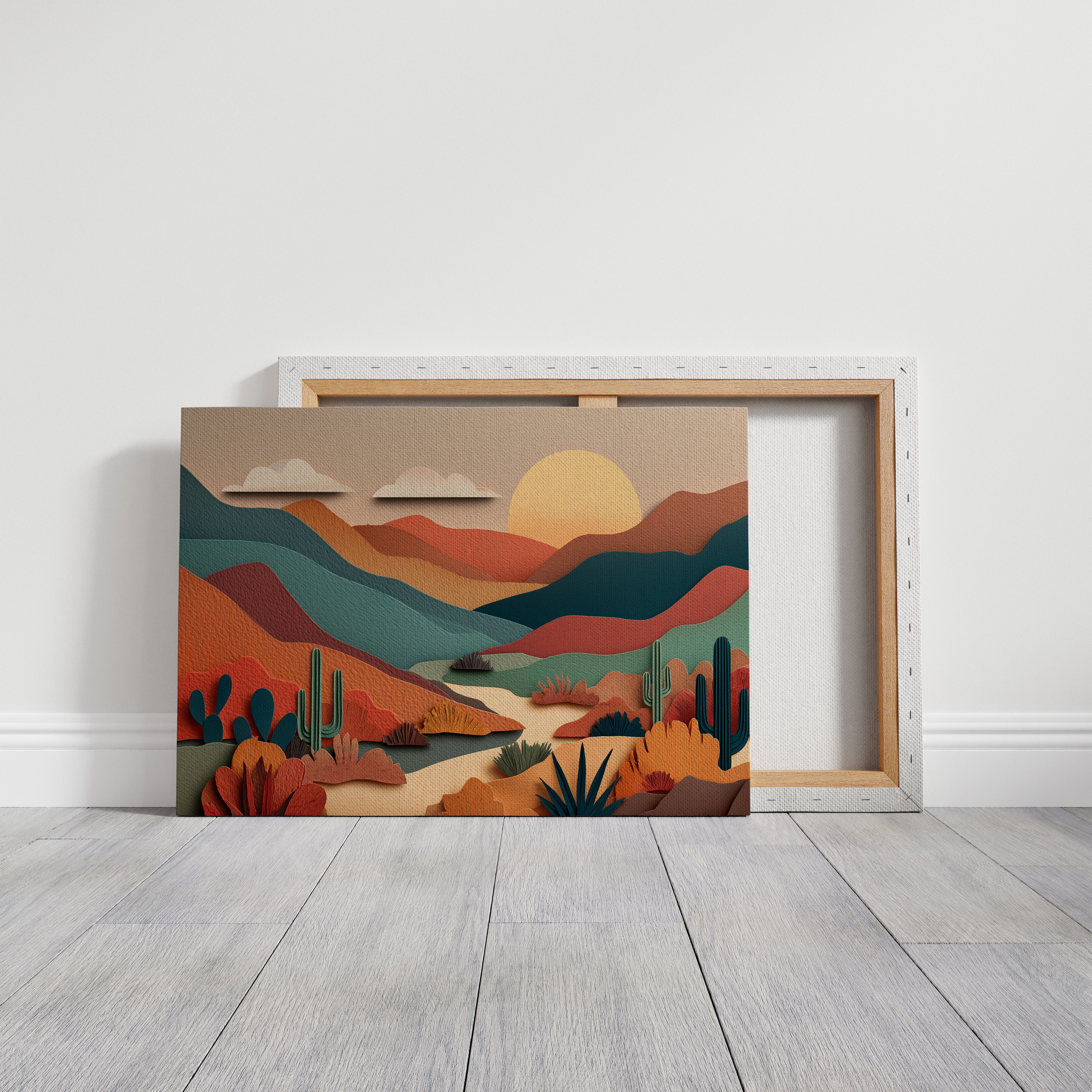 The Desert Folds at Dusk