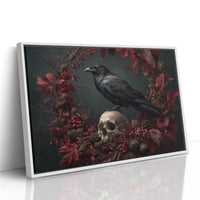 Raven's Crimson Autumn Vigil