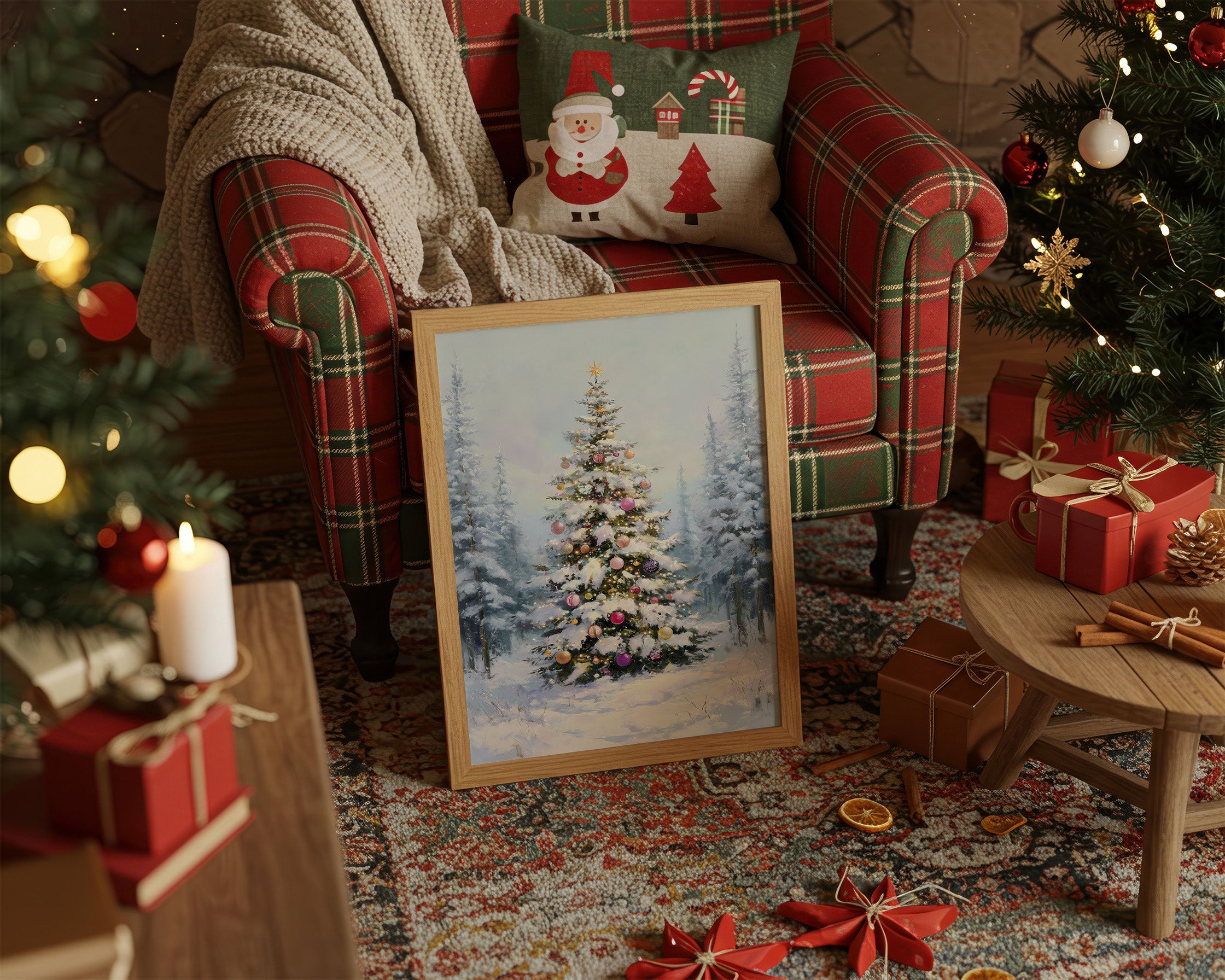 Winter Forest Sparkles With Joy