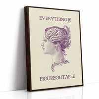 Everything Is Figureoutable Vintage Mind Quote Print