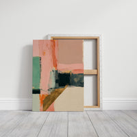 Blush Mint Gold Color Block