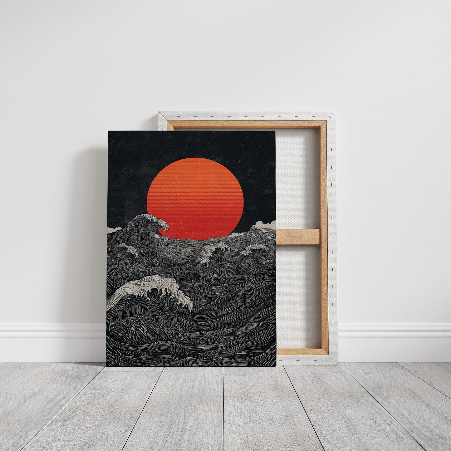 Crimson Sun Over Tides