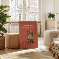 Leather Boots Tell Western Tales