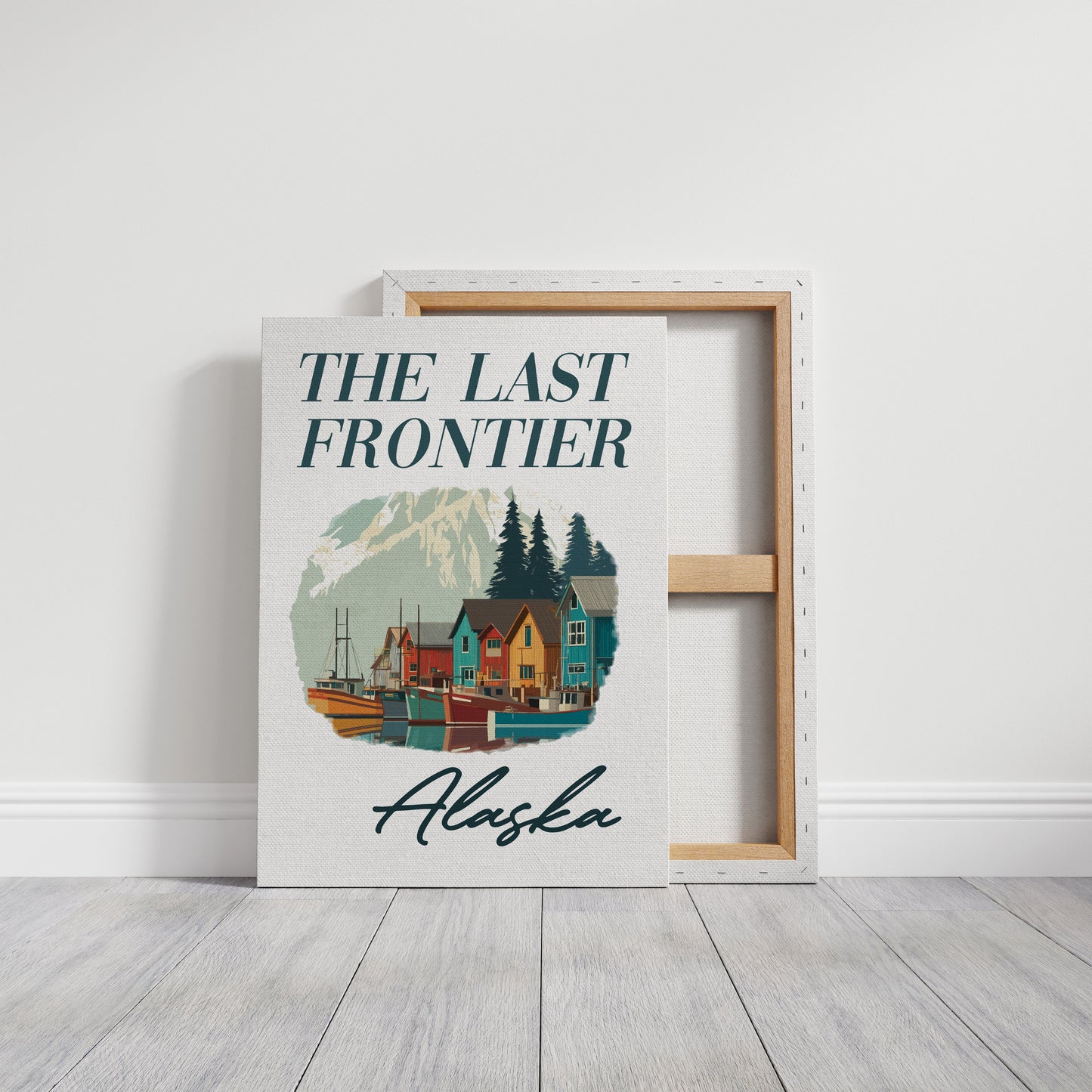 Harbor Homes Against Mountain Majesty