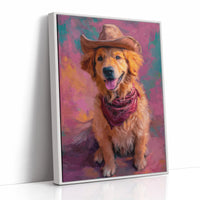 Ranch Dog Wears Sunset Colors