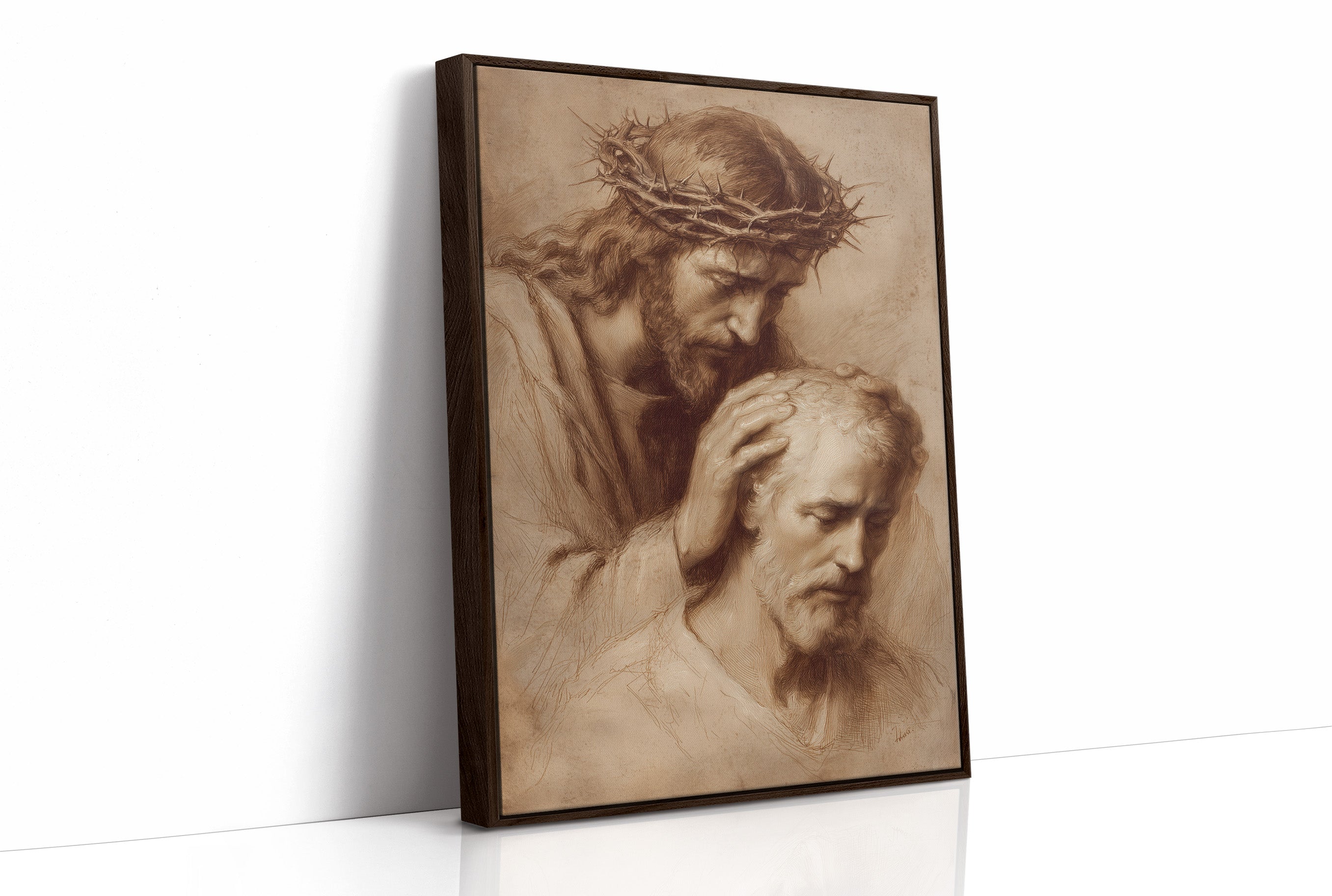 A Hand Upon the Bowed Head