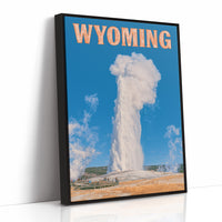 Old Faithful Eruption Wyoming