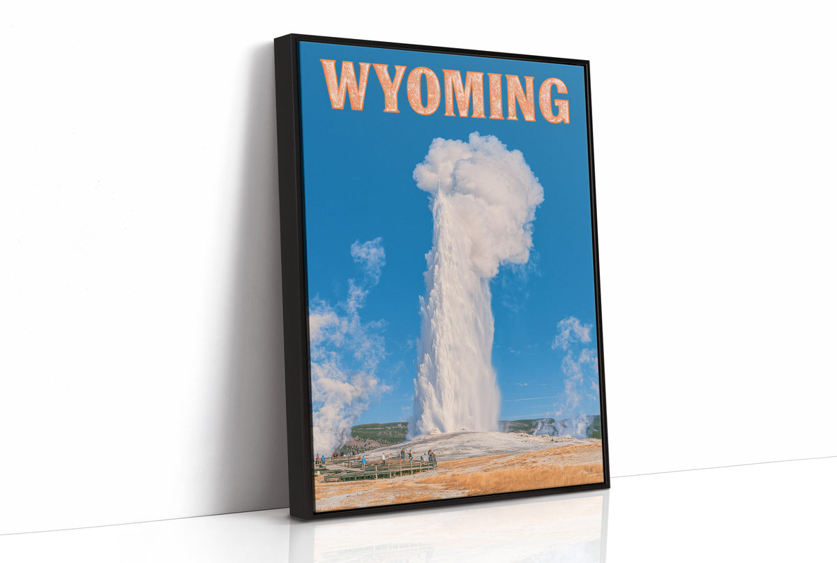 Old Faithful Eruption Wyoming