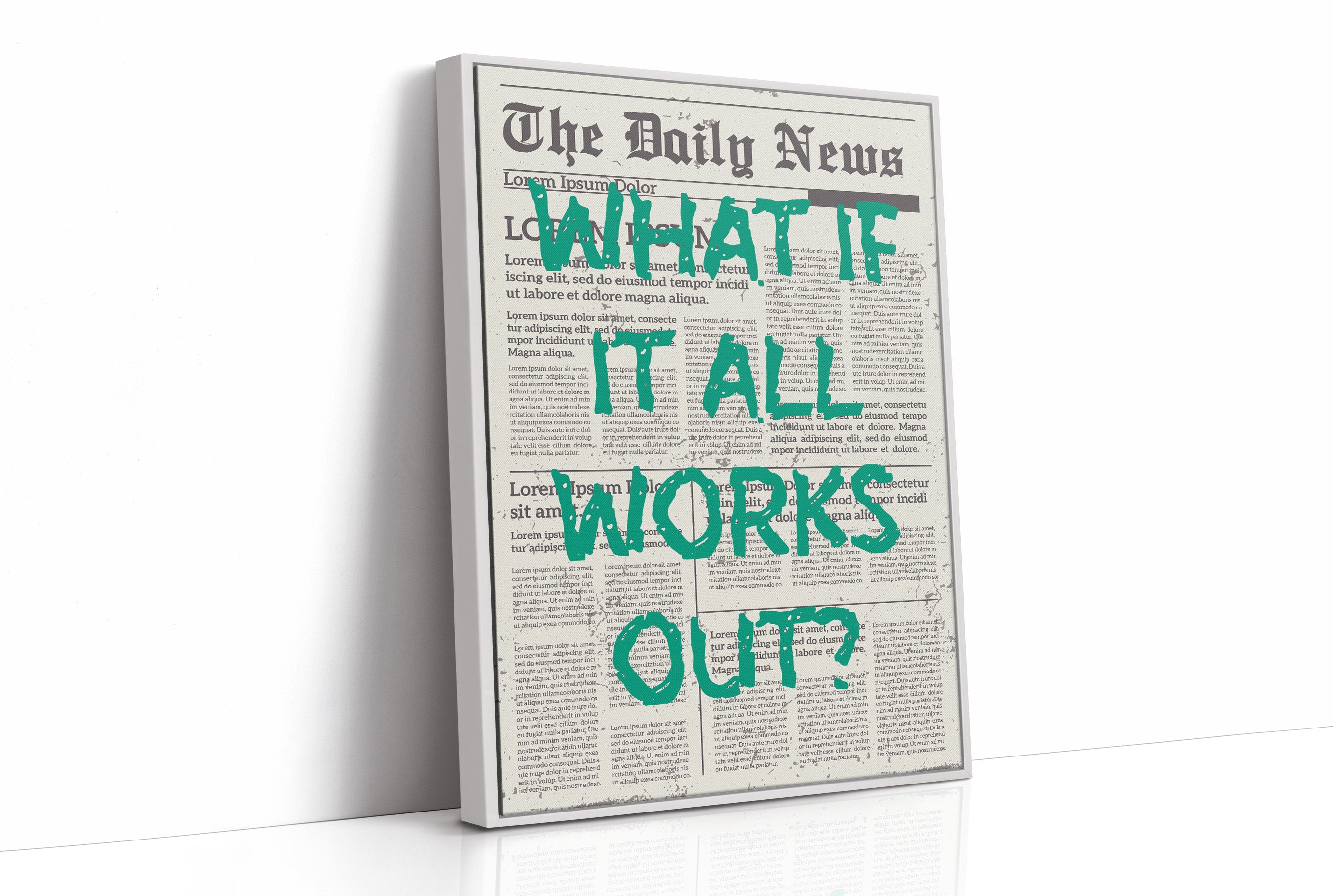 What If It All Works Out? Emerald Newsprint Edition