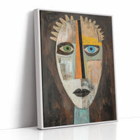 Divided Face Speaks Ancient Stories