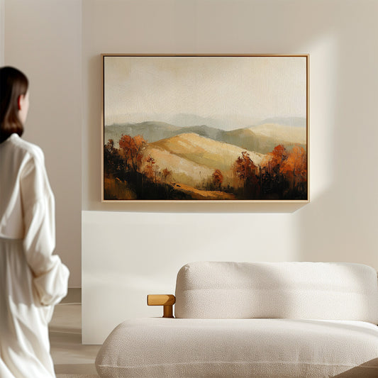 Autumn Hills Remember Golden Light