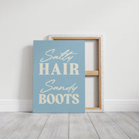 Coastal Words Against Sky Blue