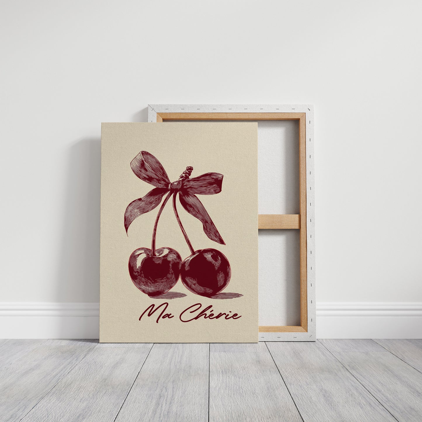 Sweet Burgundy Tied With Affection