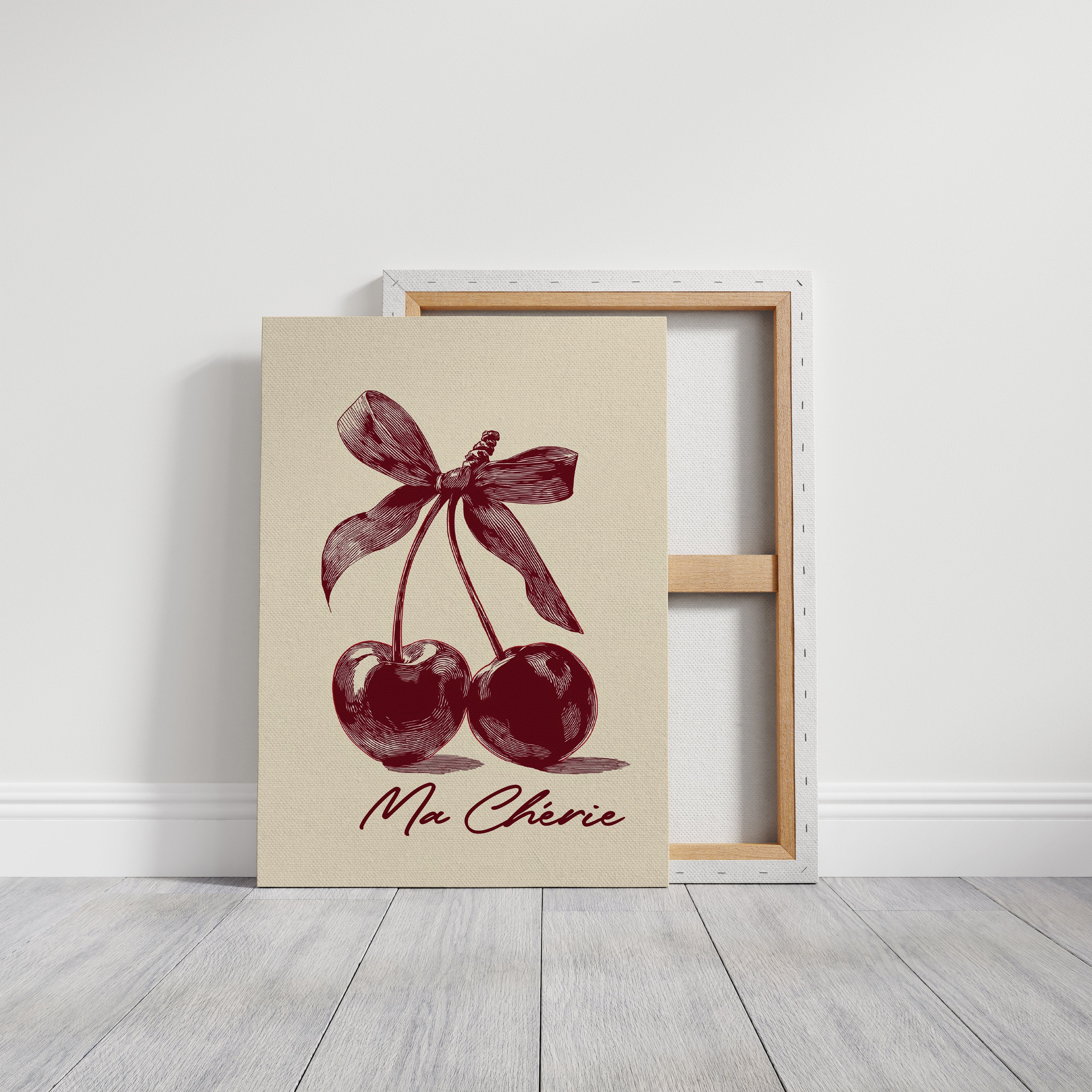 Sweet Burgundy Tied With Affection