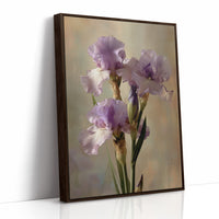 Three Irises in Morning Light