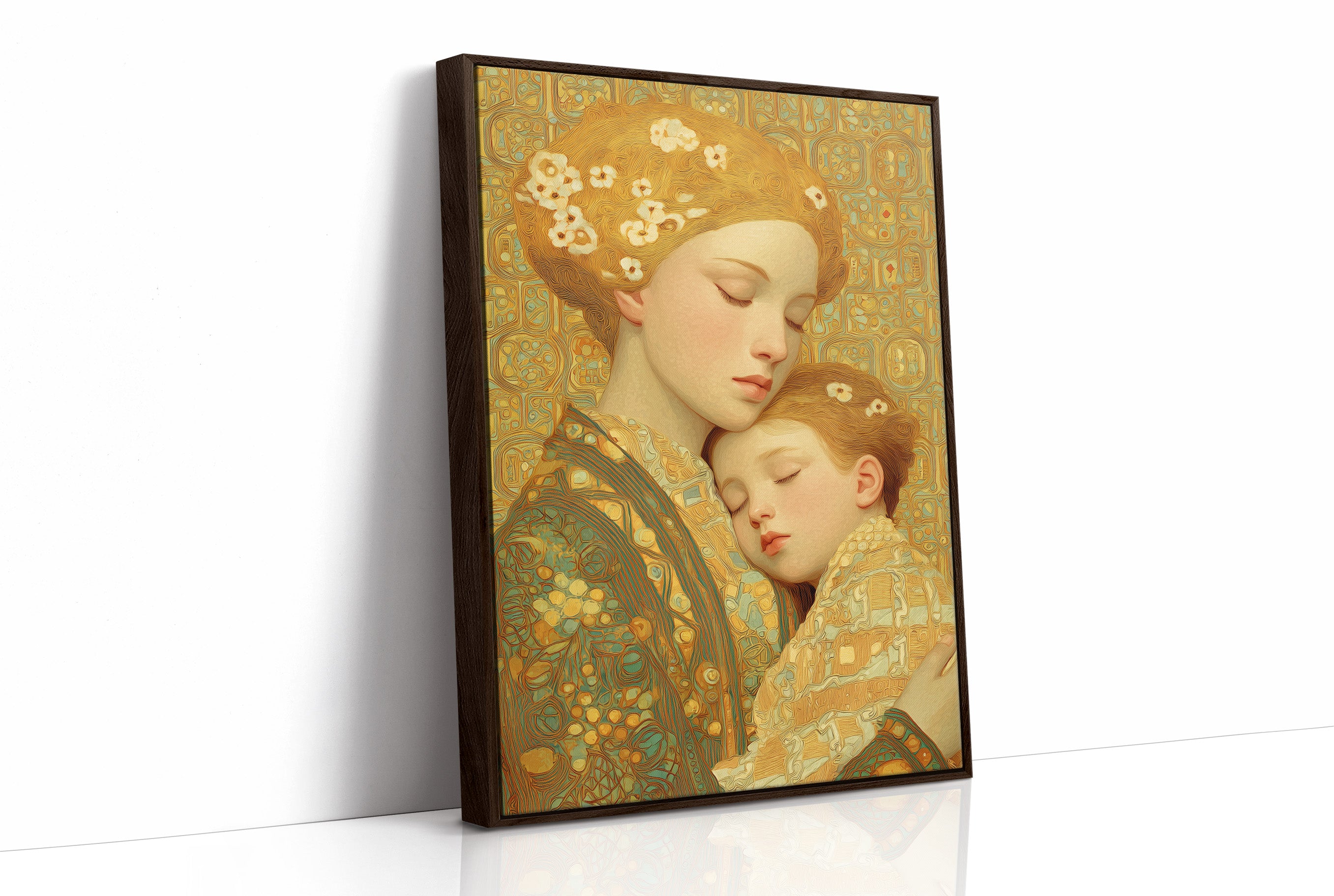 Gold and Quiet, She Holds Her