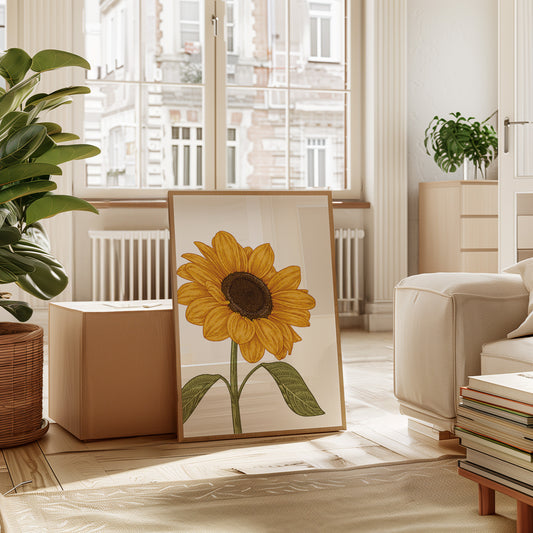 Golden Petals Paint Summer's Portrait