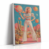 Cosmic Cacti Meet Space Cowgirl