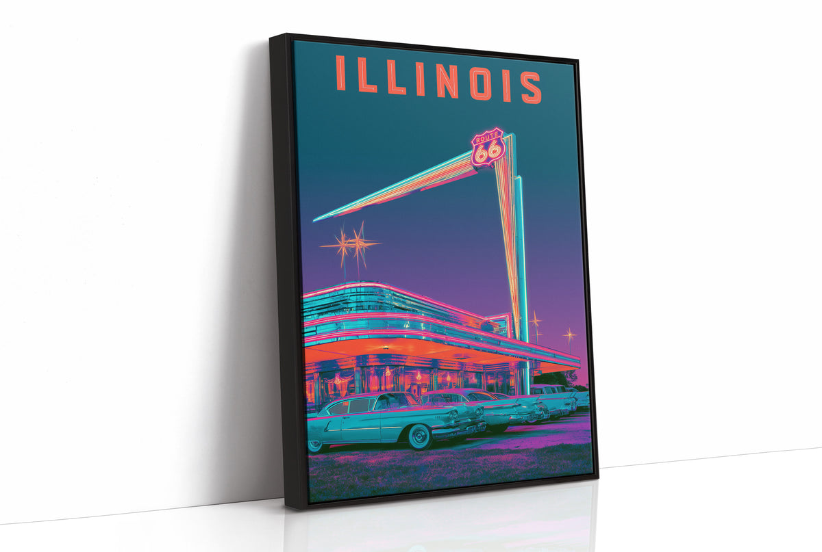 Route 66 Neon Diner Nights