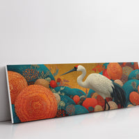 Crane Among the Coral Garden