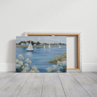 Coastal Symphony in White and Blue