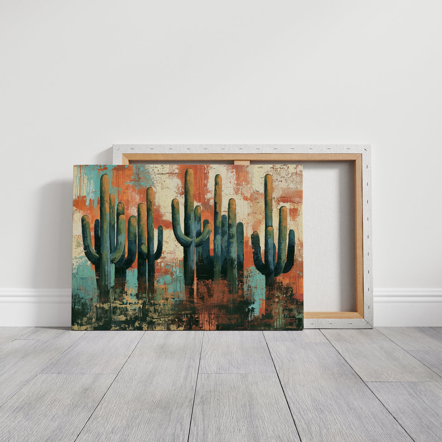 Saguaros At High Noon