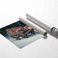 Snow Path Leads To Magic Night