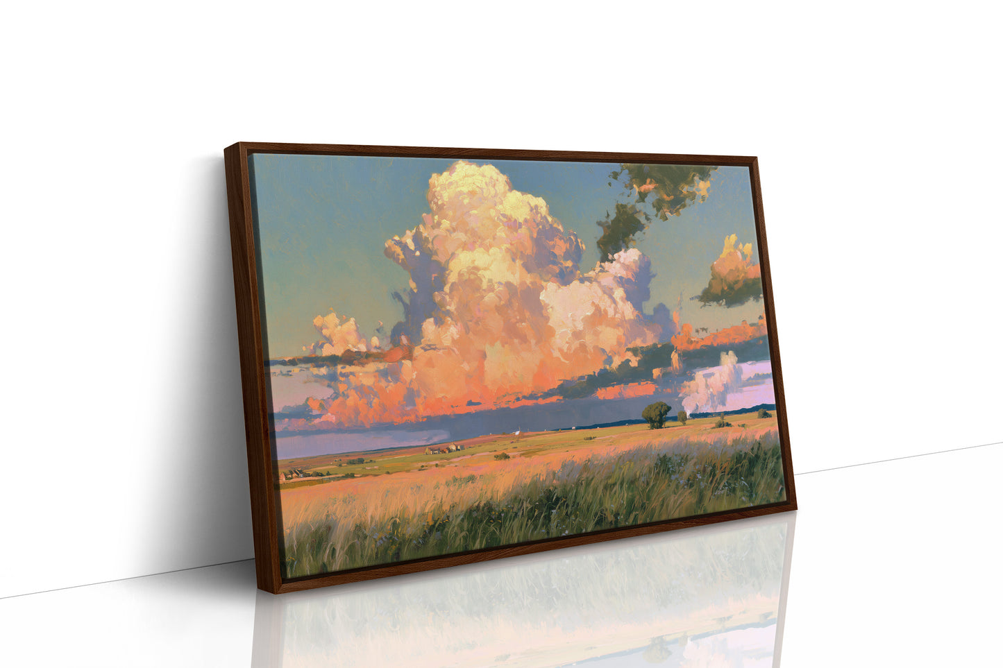 Farmstead Beneath the Blaze