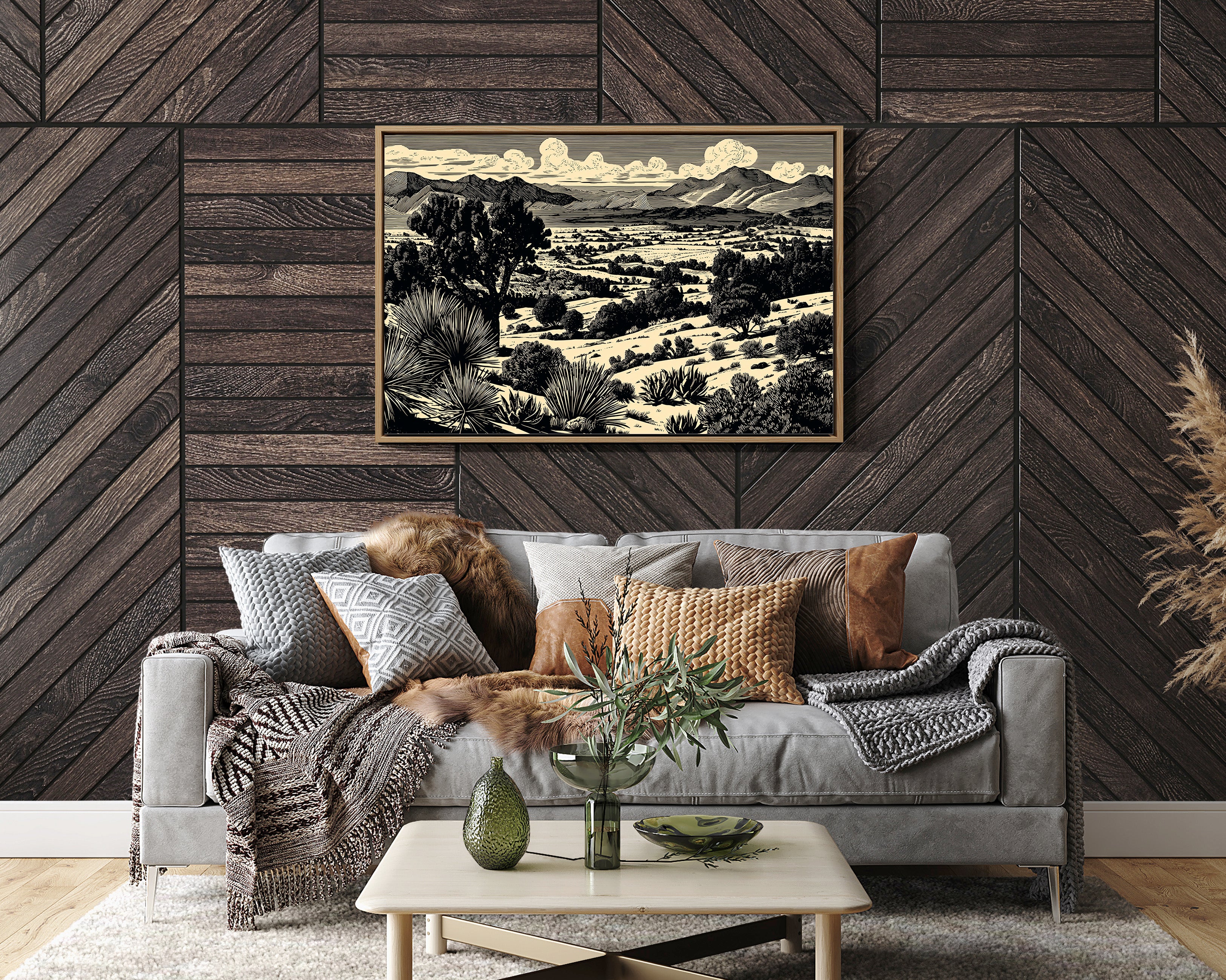 Desert Plains Dance With Mountains