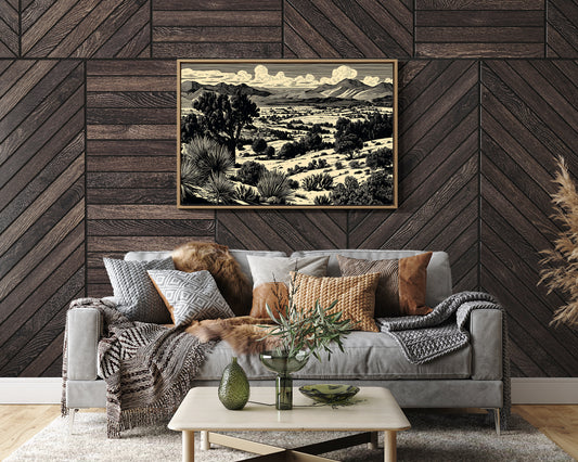 Desert Plains Dance With Mountains