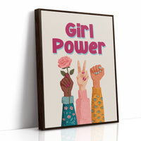 Girl Power Feminist Illustration Quote Print