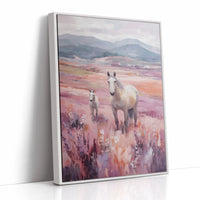 Wild Lavender Calls The Horses Home