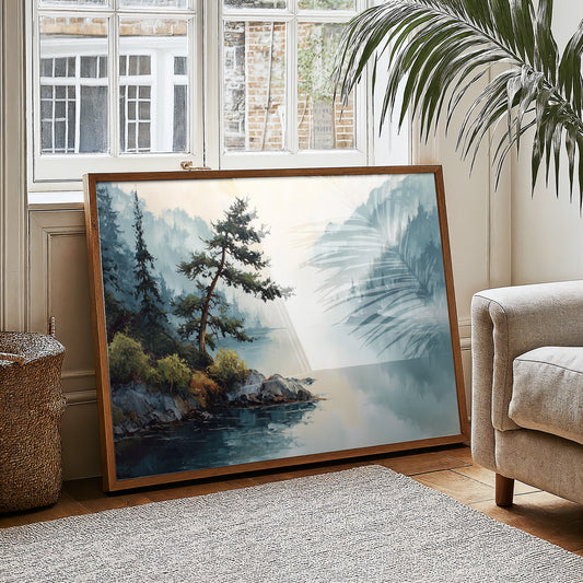 Lone Pine Guards Misty Waters