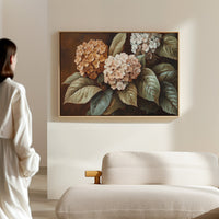 Autumn Hydrangeas Paint Golden Stories