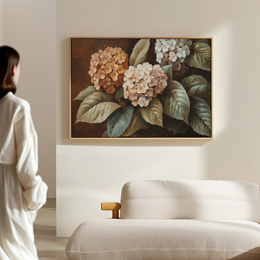 Autumn Hydrangeas Paint Golden Stories