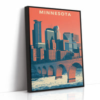 Minneapolis Stone Arch Skyline