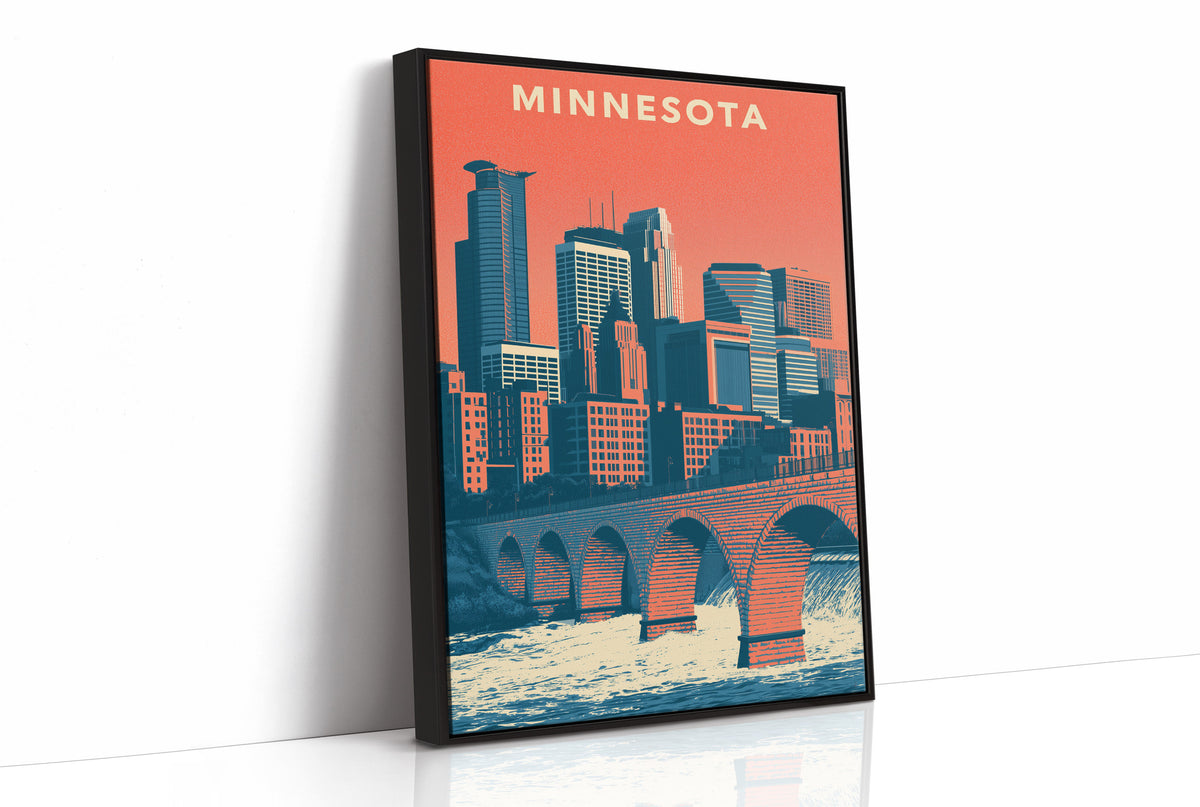 Minneapolis Stone Arch Skyline