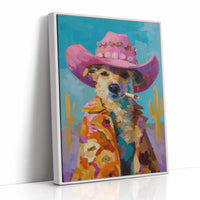 Desert Diva Wears Pink Stetson