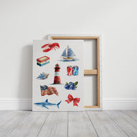 Coastal Treasures Of American Summer