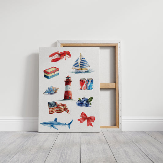 Coastal Treasures Of American Summer