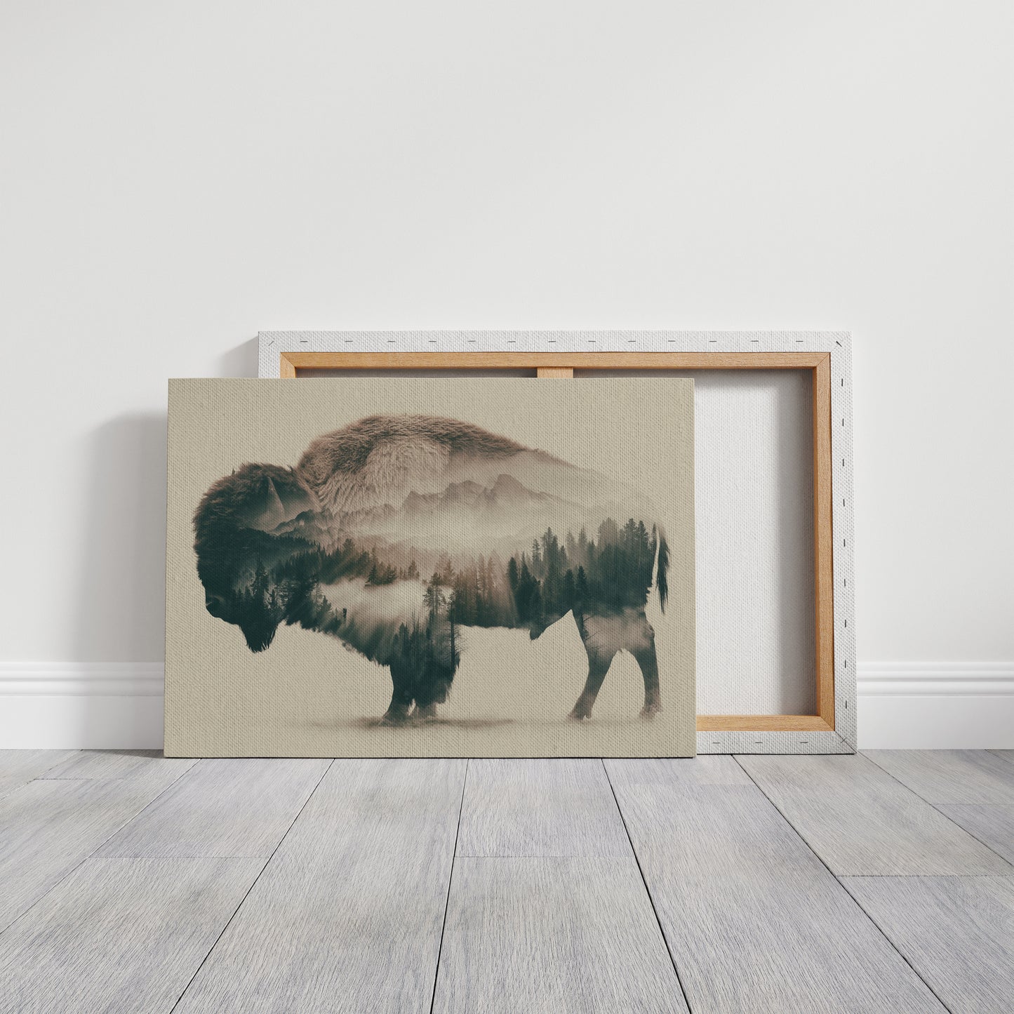Bison Holds a Forest
