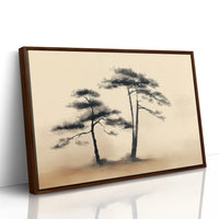 Pine Trees Dance In Morning Gold