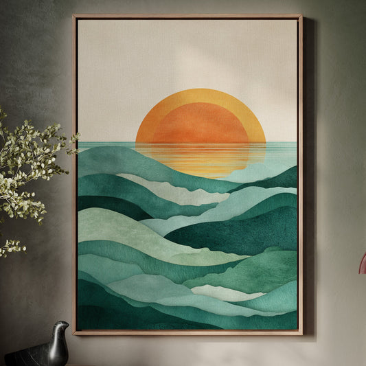 When Waves Embrace the Horizon
