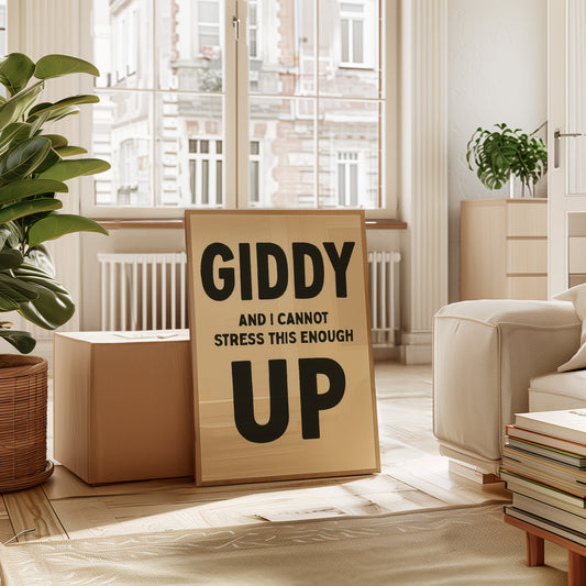 Giddy Up and I Cannot Stress This Enough Cream Edition